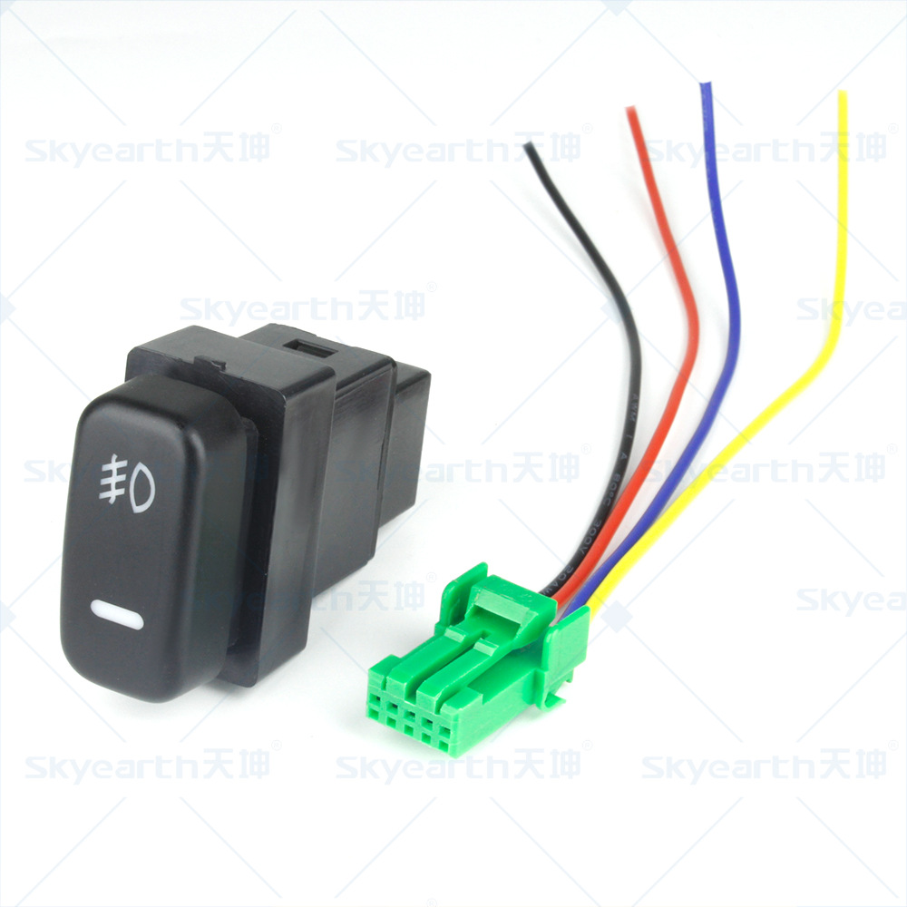 Adecuado para Mitsubishi Pajero Wingshen Jinxuan Luz antiniebla Interruptor de luz diurna Registrador de radar Interruptor modificado de puerta trasera