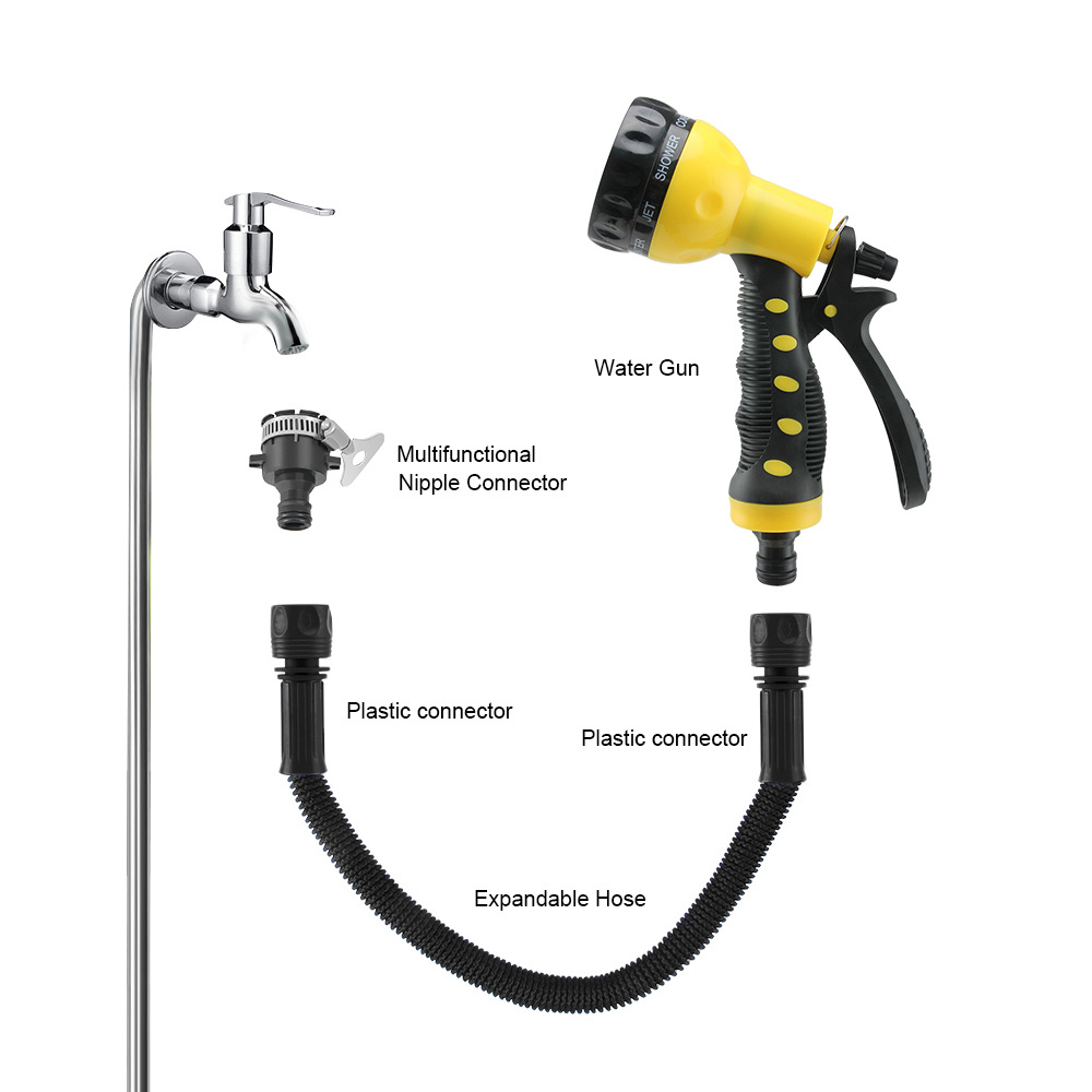 Fleksibel haveslange til vanding og bilvask_voghion.com