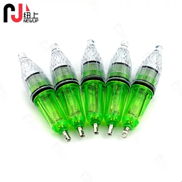 Deep sea Luya fishing lure light colorful shiny 12cm16.5cm waterproof poly fish Light Night fishing lead light fishing gear wholesale