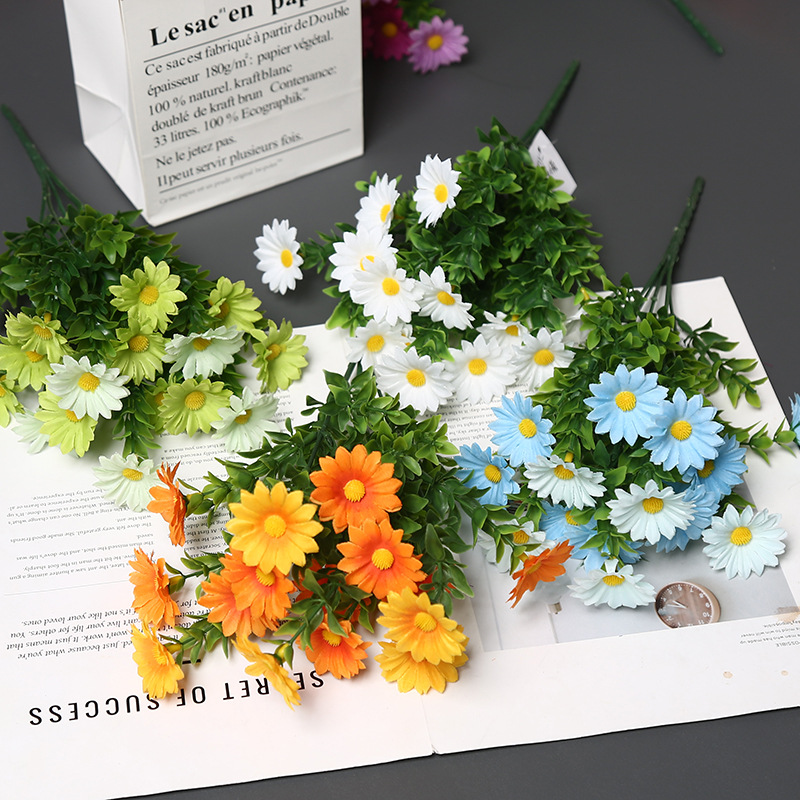 Artificial Flowers, Water Plants, Chrysanthemums, Small Daisies, Engineering Decoration, Soft Decoration, Fake Flowers, Home Furnishings, Pastoral Flower Beds, Flower Arrangements, Cross-Border