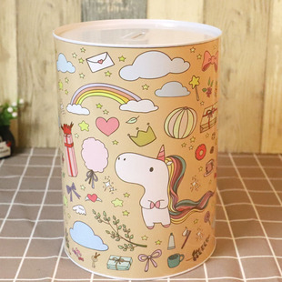 Only can't get in and out of the piggy bank 2024 new stainless steel savings box adult large capacity is not desirable for girls