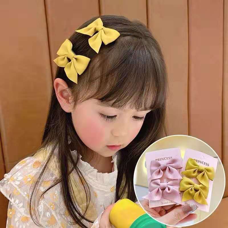 新しい子供の蝶結びのヘアピンは韓国の女の子の王女の側でかわいいです。|undefined