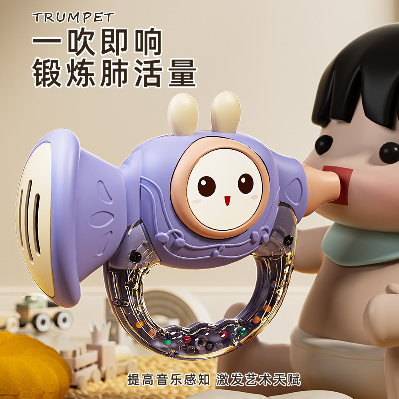 ベビーホーン子供のおもちゃホーンベビーホーンミニハーモニカベビーホイッスル楽器ホイッスル|undefined