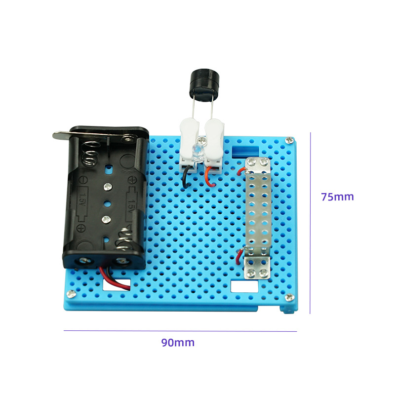 Tecnología pequeña producción telégrafo máquina transmisor de simulación Morse estudiantes de primaria y secundaria tecnología modelo manual material de trabajo