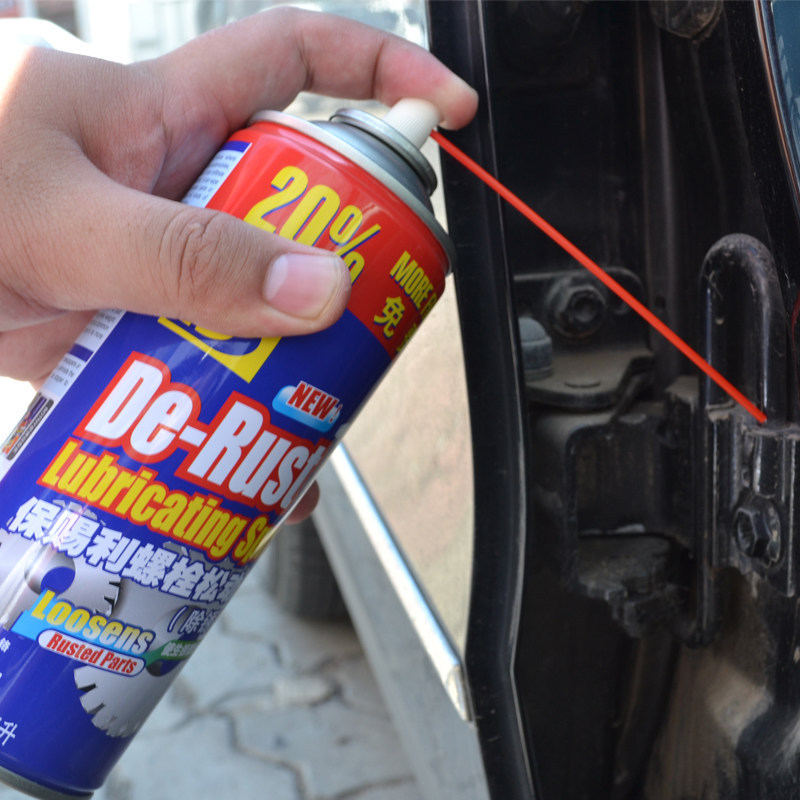 保赐利汽车螺丝松动去锈除锈剂金属钢铁车窗门锁链条防锈油润滑剂