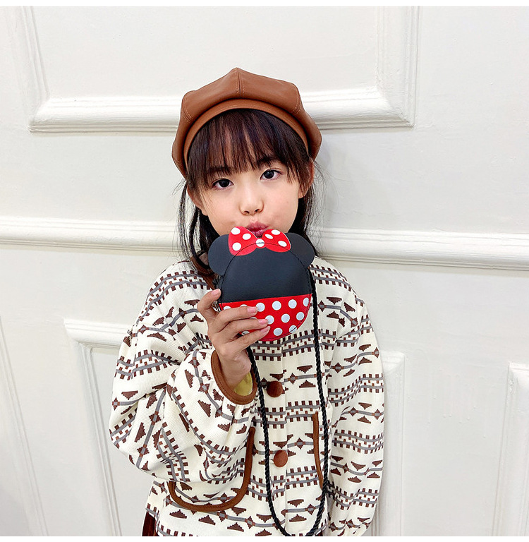 Children's bag, single-shoulder bag, 2021 new cute little bag, PU crossbody bag, trendy mini coin purse for boys and girls undefined