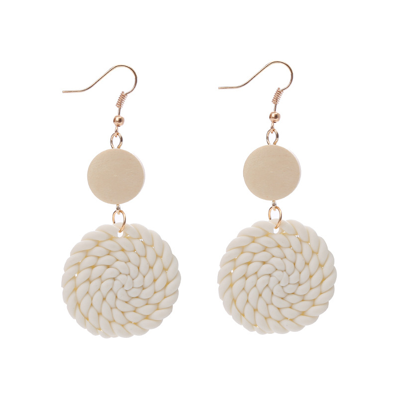 Women'S Gender Retro Geometric Synthetic Resin No Inlaid Drop Earrings