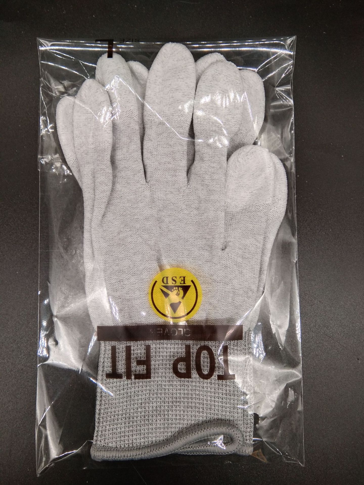 PU recubierto de dedos guantes recubiertos guantes revestidos guantes de trabajo antiestáticos libres de polvo blanco resistentes al desgaste guantes de seguro laboral al por mayor