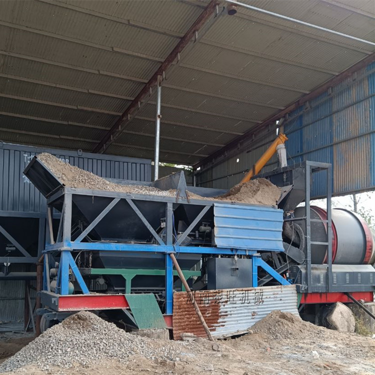 银旺轻集料搅拌站 车载混凝土搅拌站 节省场地滚筒式移动搅拌站