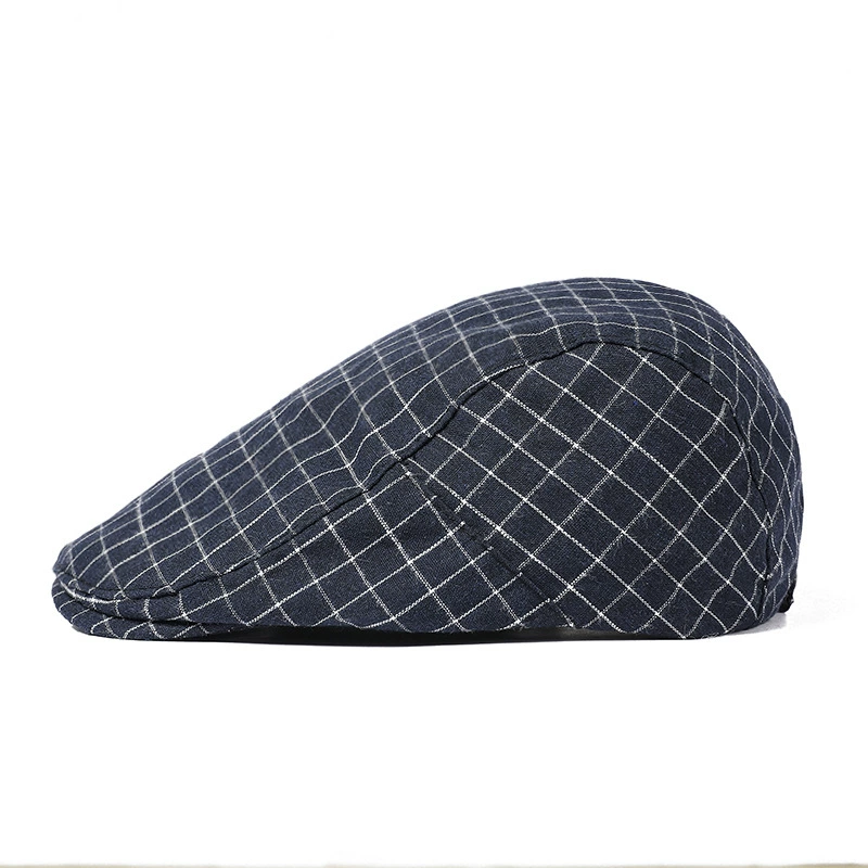 Flat cap / beret, adjustable unisex spring–summer cap, lightweight, multiple colors