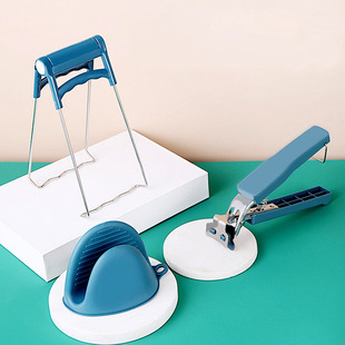 Creative and Practical Stainless Steel Bowl Clip, Multi-Functional Anti-Scalding Clip, Plate Bowl Lifter, Basin Bowl Clip, Double Handle Clip
