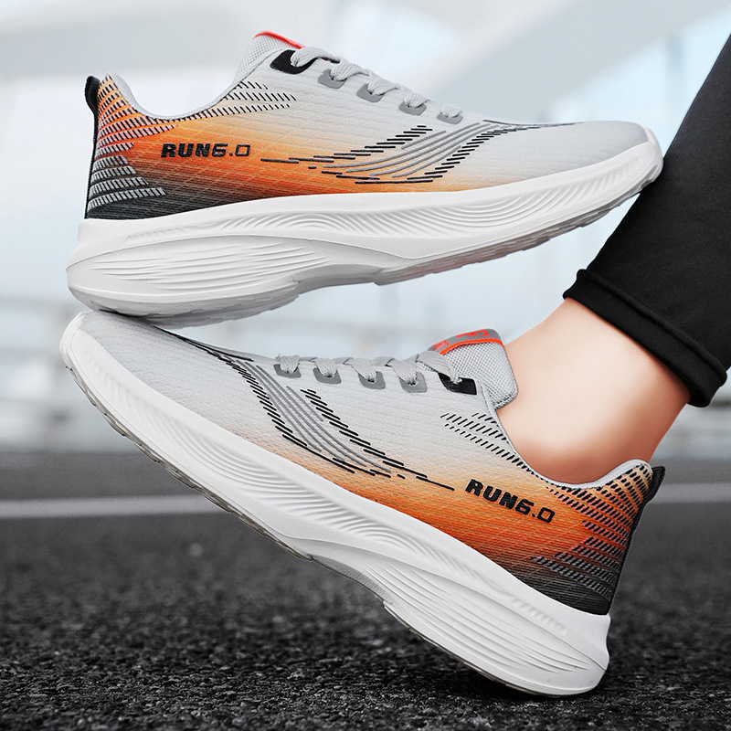 Zapatos casuales, hombres y mujeres jóvenes, el mismo estilo, zapatos para correr de vitalidad juvenil, zapatos deportivos al por mayor ligeros y transpirables diarios al aire libre