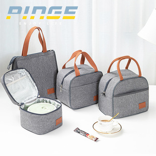 Spot wholesale thick waterproof aluminum foil insulation bag lunch box bag Korean lunch bag portable lunch bag ice bag