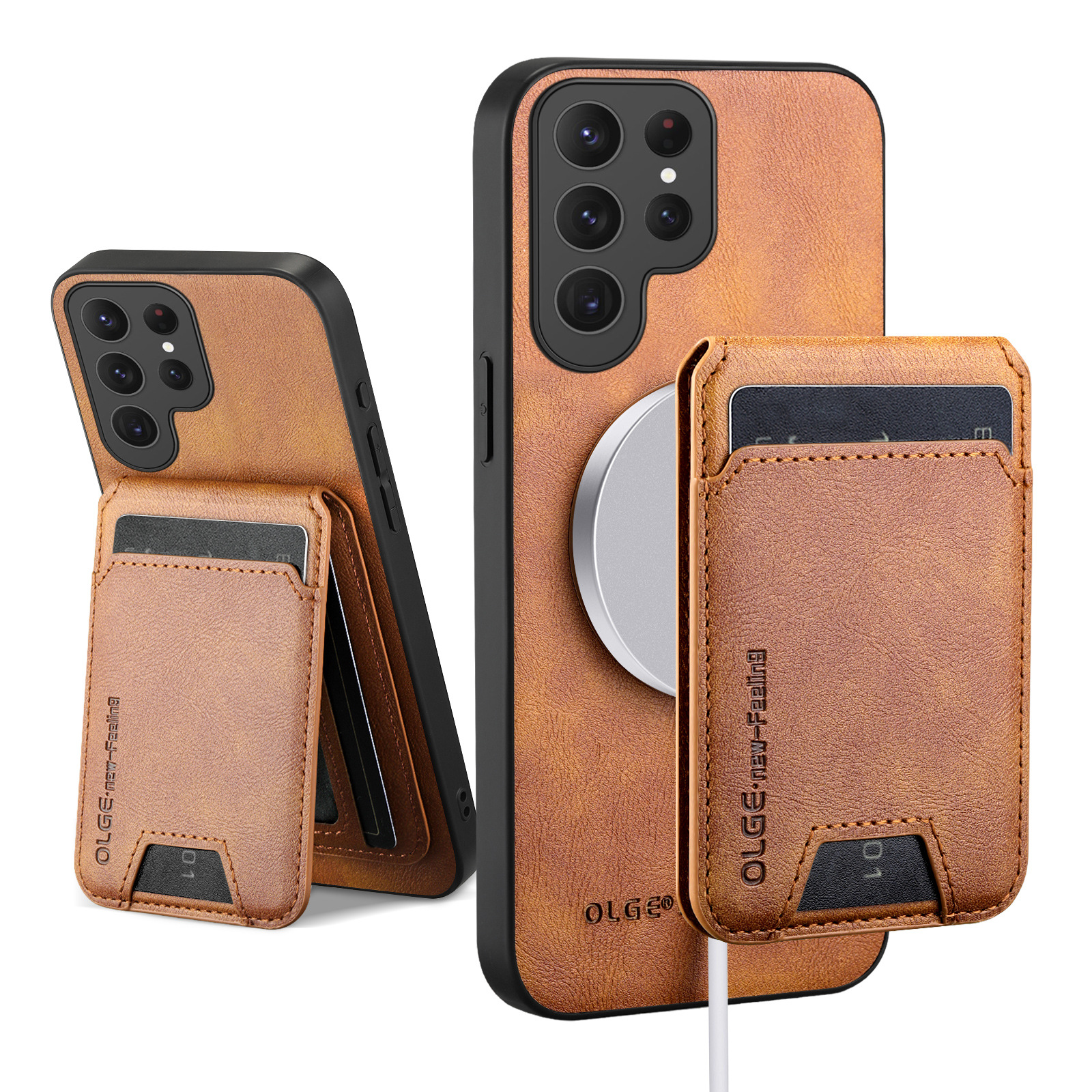 (Cross-border trading), samsung, compatible card holder, S26, tubing, phone case, S25, protective case, business version