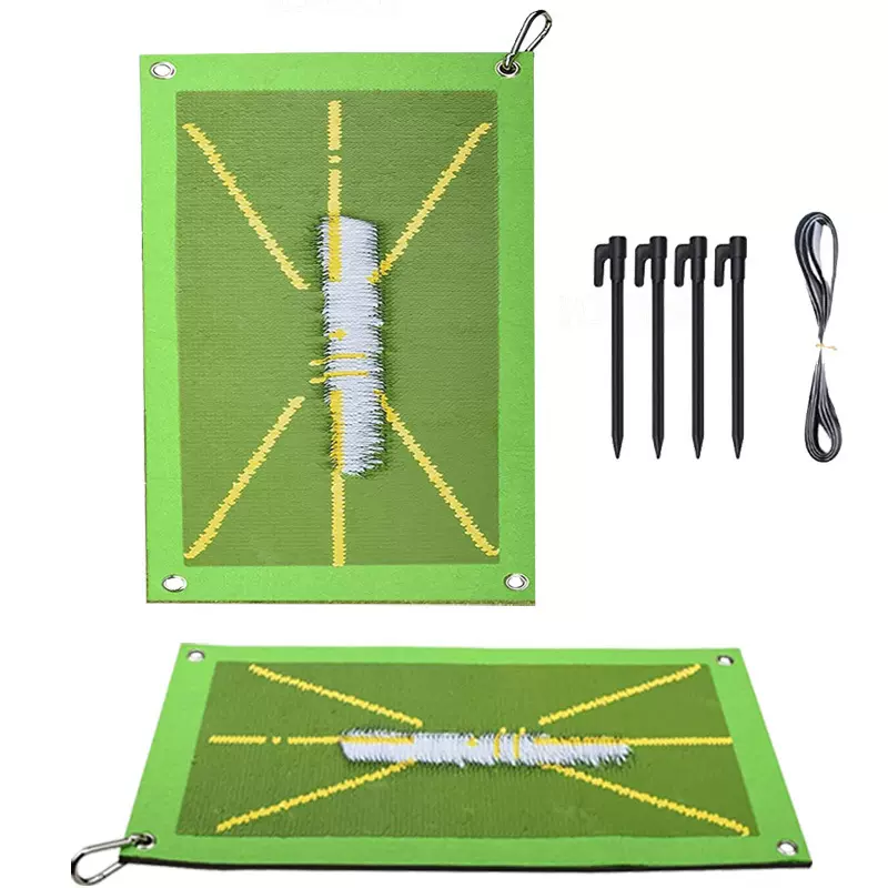 高尔夫打击垫击球轨迹训练垫高尔夫挥杆练习垫Golf Training Mat