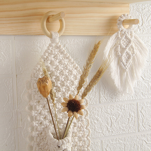 Cross-border hot selling bohemian hangings cotton rope braided wall hanging handmade tapestries home wall decorations small pendants