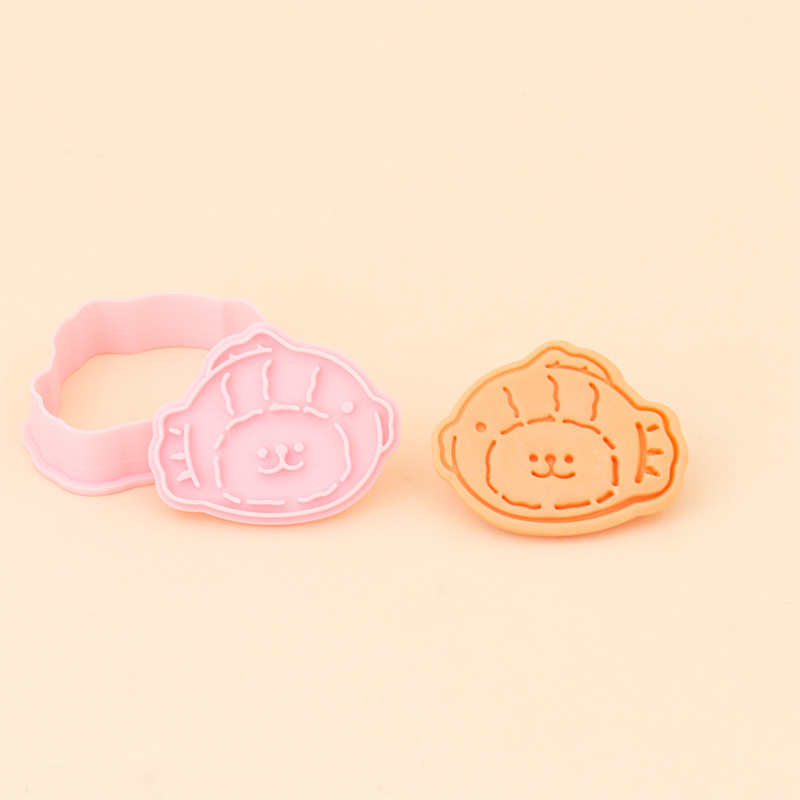 Molde para galletas con forma de cachorro y dibujo de línea, con patrón de dibujos animados en 3D, herramienta realista para hacer galletas de mantequilla DIY. image 12