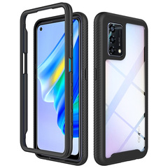 跨境適用OPPO Reno7Z手機殼前後蓋星空A78/A54防摔二合一保護套硬