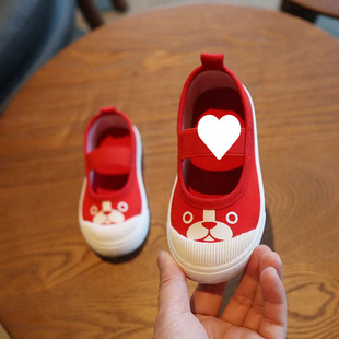 Spring and Autumn New Children's Shoes Baby Shoes Children's Canvas Shoes Girls Kindergarten Boys Shoes Cloth Shoes Indoor Shoes