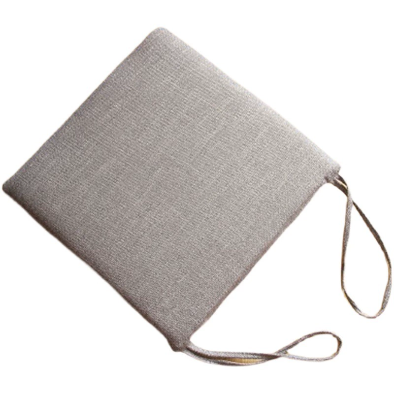 Льняная Подушка для стула съемная и моющаяся офисная Длинная Подушка для домашнего обеденного стола и стула Подушка-татами стул подушка для ягодиц Подушка для стула