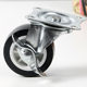 1 inch -3 inch PVC light universal casters flat trailer brake wheels furniture cabinet directional wheels wholesale