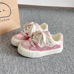 Yuanbo 2025 Spring New All-match Sneakers Students Low-top Harajuku Korean Canvas Shoes Niche White Shoes