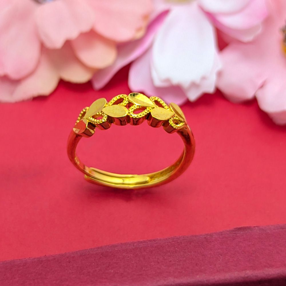 Vietnam Shajin Heart Seal Rings Women's Gold Store the same Chinese…