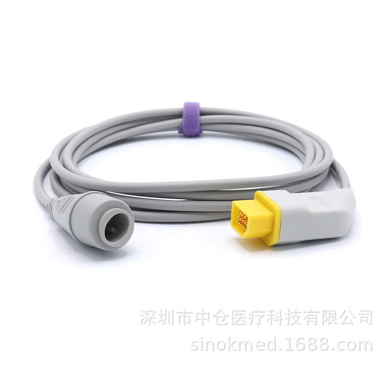 兼容光电14P转爱德华有创血压电缆3.2M