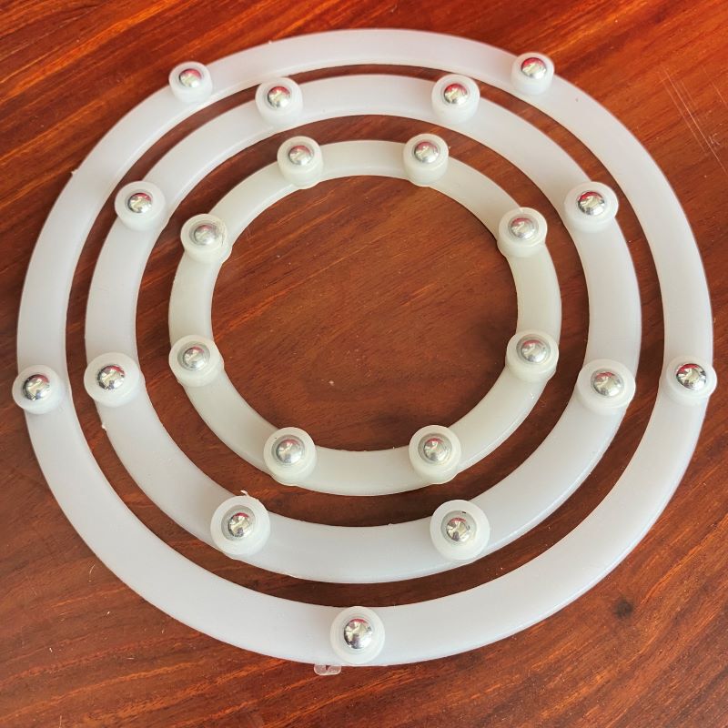 プラスチックボールターンテーブルプラスチックターンテーブル木製キッチン家具 55 ミリメートル工芸品 70mm208m ダイニングテーブルプラスチック|undefined