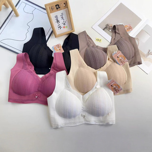 2727 # Free Shipping on Thin Puff Lace Women's Underwear Wholesale, Seamless Fixed Cup Shaping Tank Top