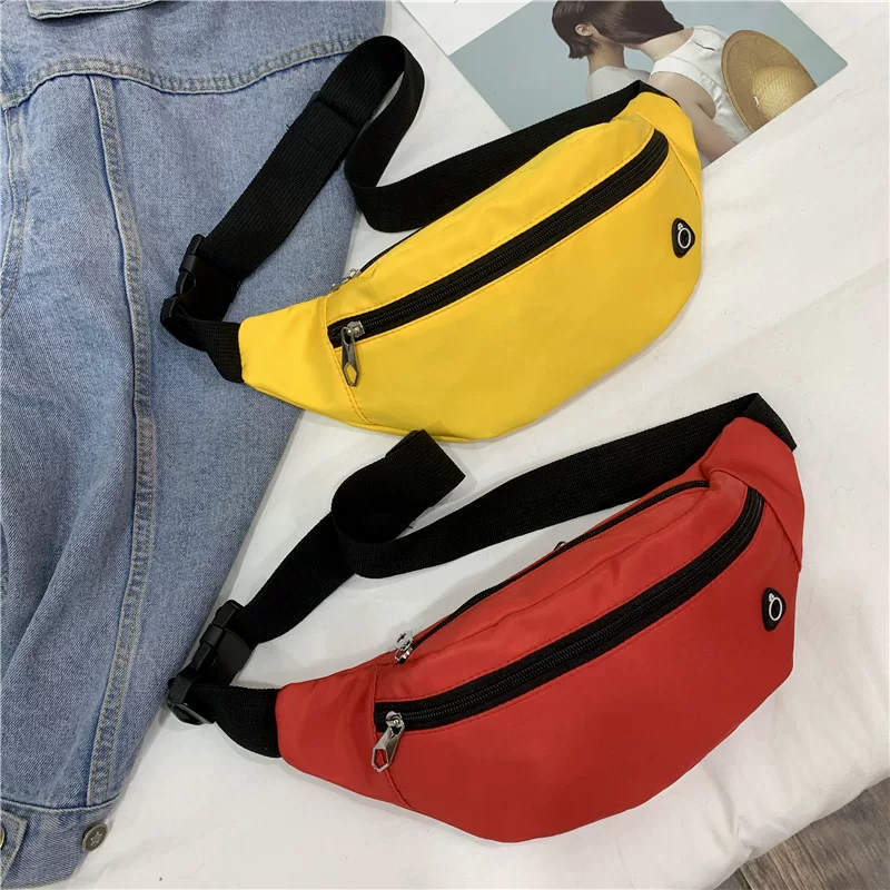 Sports belt bag for men and women, capacious chest bag for cycling, mobile phone, wallet, city style