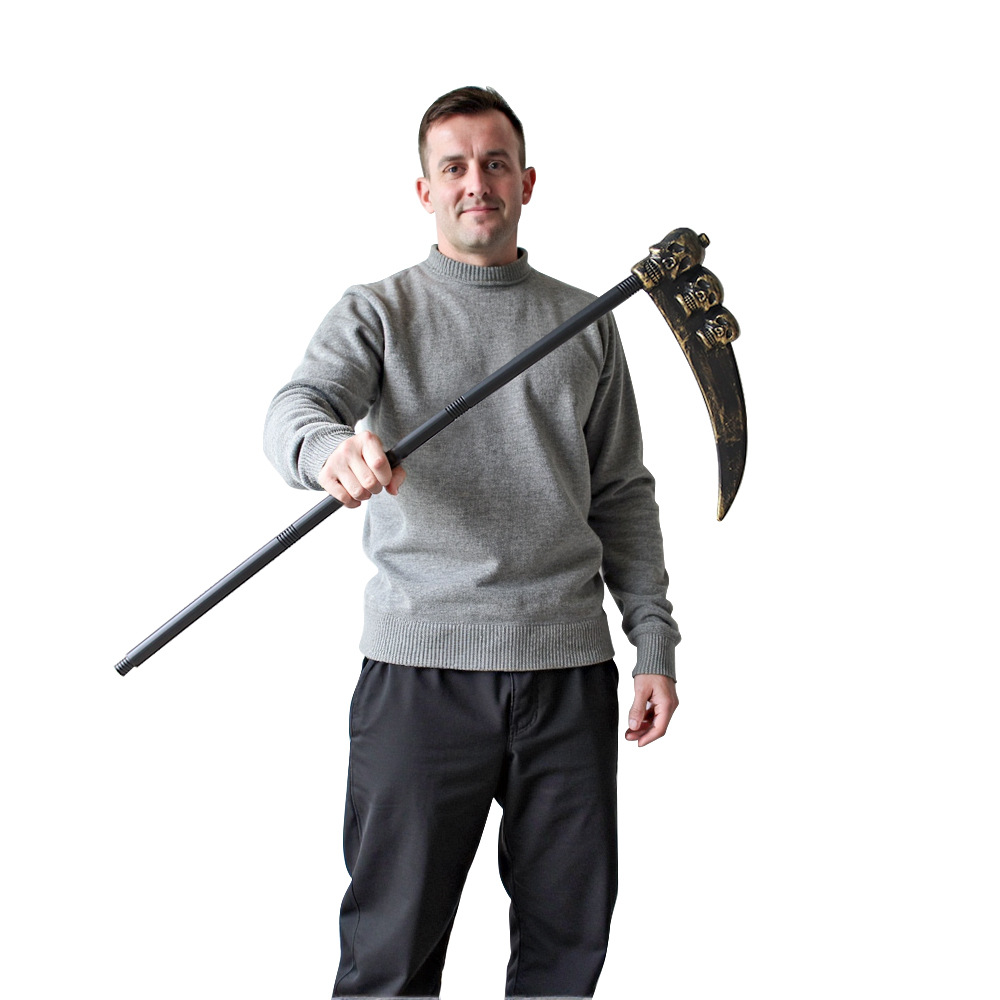 Halloween juguetes demonios tridentes hachas accesorios de escenario Lincoln bastones armas simuladoras armas muertes hoce