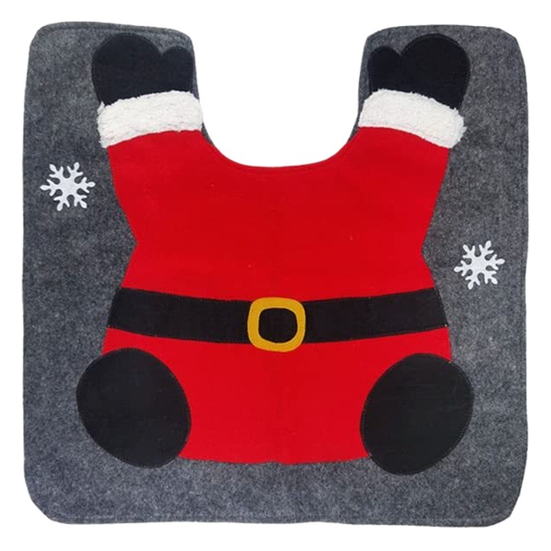 2023 transfronterizo nuevos suministros de decoración navideña enano sin rostro anciano inodoro cubierta baño diseño creativo