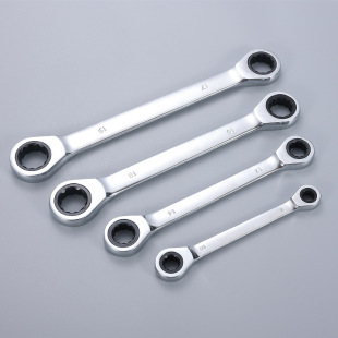 Jiutong Double-ended Ratchet Wrench Quick Wrench Tool Quick Wrench suit Dual-purpose Two-way Torx Wrench Auto Repair