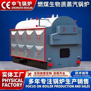 跨境出口工厂直供DZH燃煤生物质蒸汽锅炉高效环保1吨2吨3吨4吨