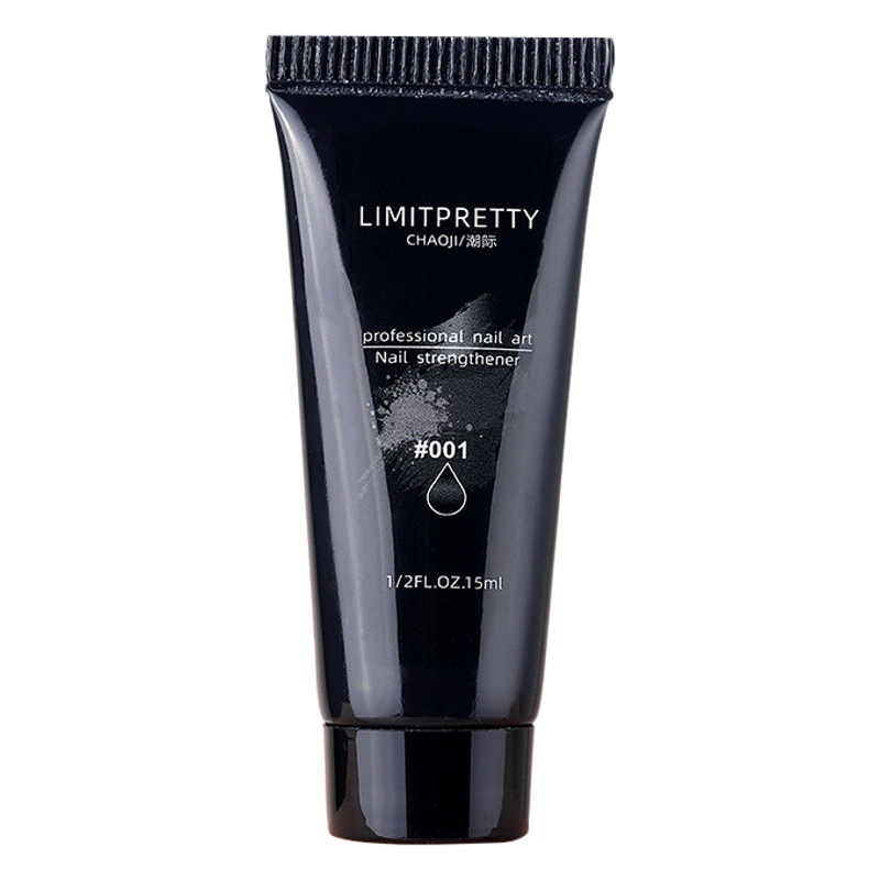 Extensión de cristal rápido pegamento de uñas belleza color de la piel brillo molde de uñas fototerapia indolora Esmalte de uñas pegamento refuerzo que forma paquete especial