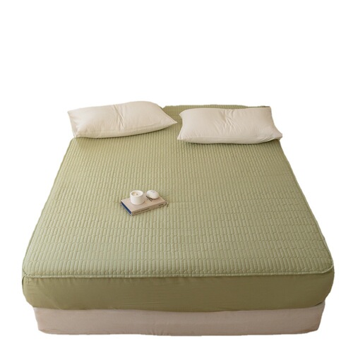 Pure cotton fitted sheet bed cover single piece cotton dust cover thickened quilted non-slip all-inclusive Simmons mattress protector cover