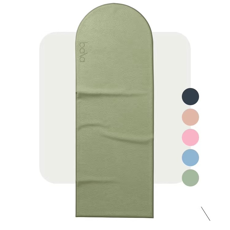 Yoga Mat Towel, Lightweight, Professional, Non-Slip, Shock-Absorbing, Noise-Reducing, Foldable, Washable, Dirt-Resistant, Rest Blanket, Round, Non-Slip