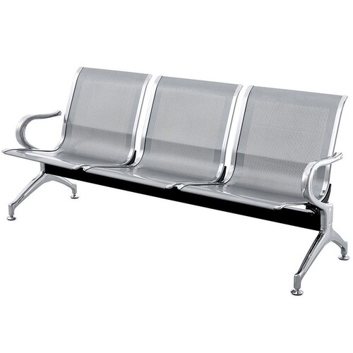 Wholesale airport waiting chairs, bus station waiting room chairs, hospital waiting chairs, bank waiting chairs, stainless steel three-person seat chairs