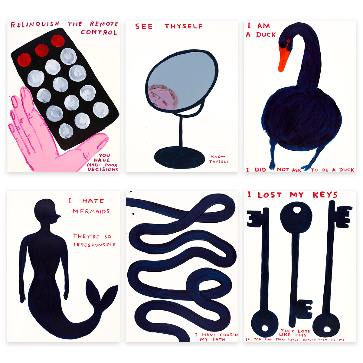 28號大衛波普風格手繪插畫桌面裝飾海報藝術個性小眾可愛