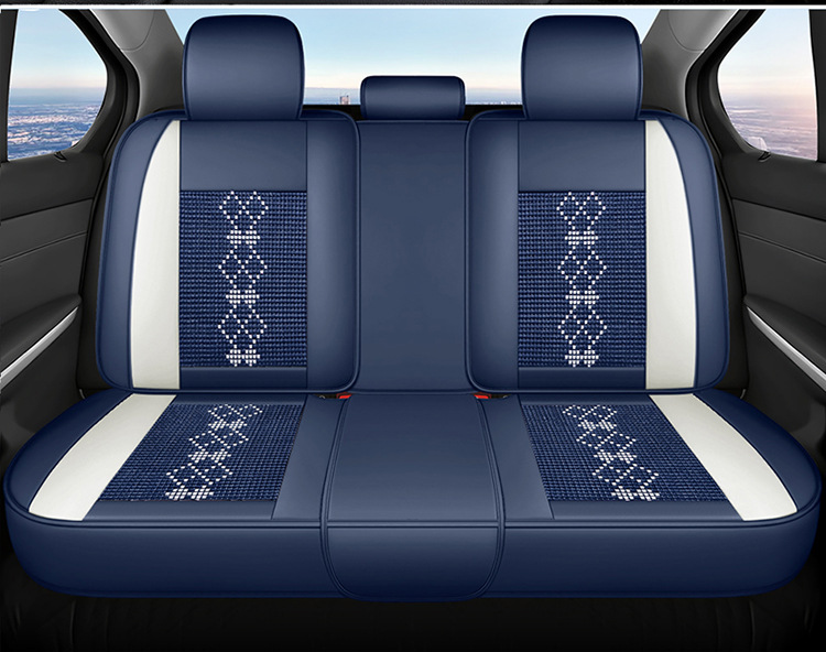 26-Year New Model Leather Ice Silk One-Piece Universal Car Seat Cushion for All Seasons, Summer Cushion, Physical Product Export to Amazon
