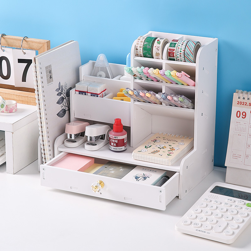 Caja de almacenamiento de escritorio