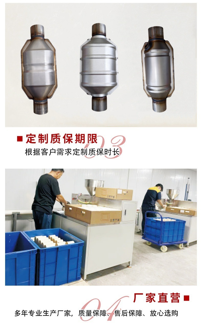 EPA Universal Package Three-way Catalytic Converter Automotive Exhaust Parts Exhaust Purification Catalytic Conversion Annual Review