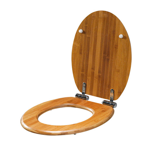 UG73 pure solid wood toilet seat thickened and durable old-fashioned head toilet new bamboo seat toilet board OVU type