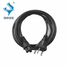 供应SEV认证瑞士标准插头延长线 三芯瑞士插头米老鼠尾插电源线