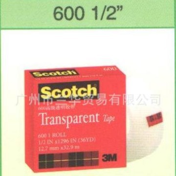 3M ˼�� 600 1/2*33m �߼�͸������ 12.7mm*33m