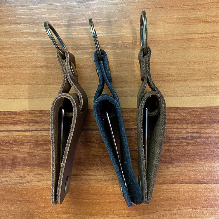 04疯马牛皮相片收纳套