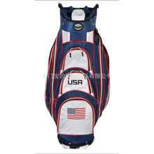 高爾夫球包 美國國旗版球桿袋Golf牛津桶包14格頭框球袋 定做logo
