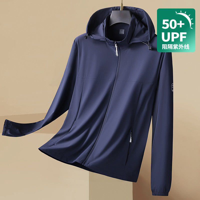 Fat Brother 2025 Fat plus size Sun Protection Suit Men's Summer Thin Ice Silk Coat Outdoor Fishing UV Protection Cover