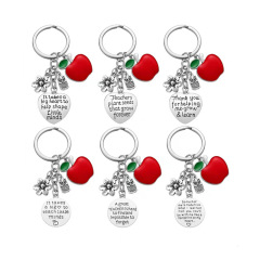 Amazon Teachers'Day 教師の日 バレンタインデー クリスマス 誕生日 ギフト ステンレススチール キーホルダー ジュエリー